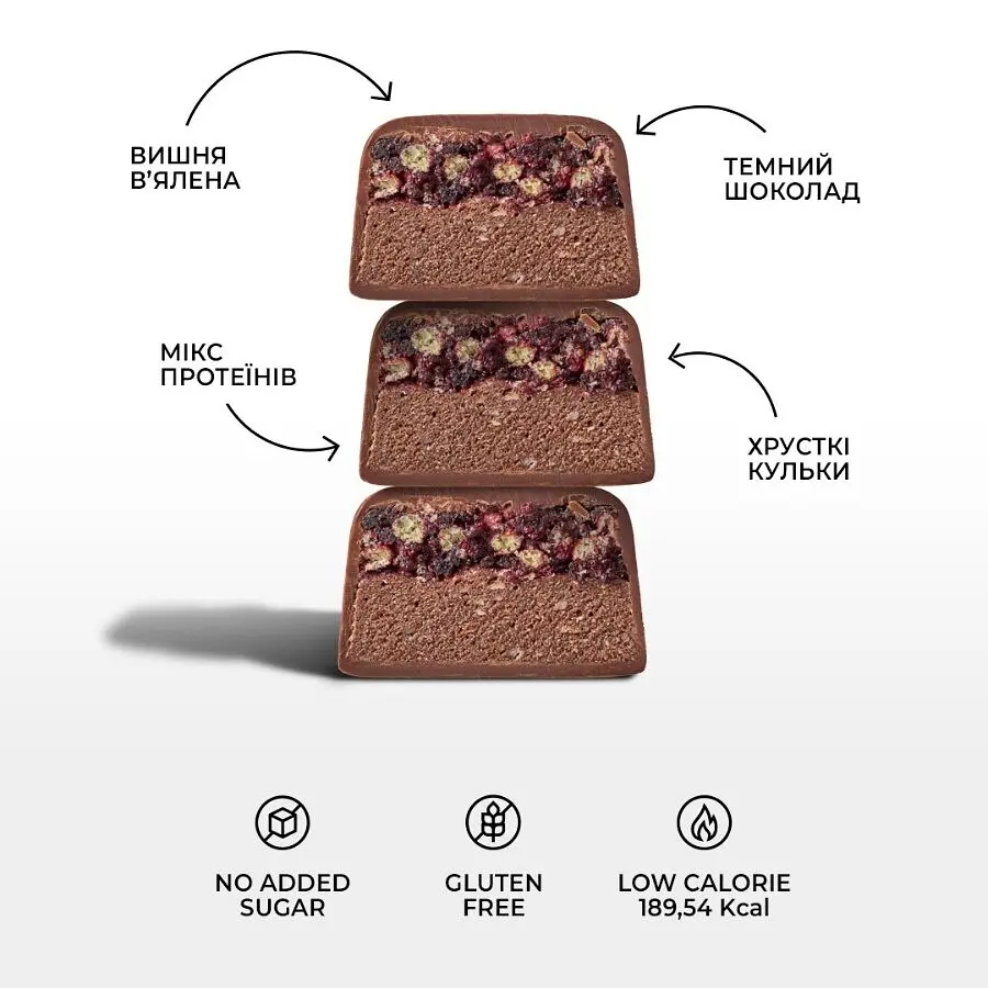 Батончики Spacefood Space Bite Protein Bar Chocolate-Cherry, 10*45 грам - фото 4