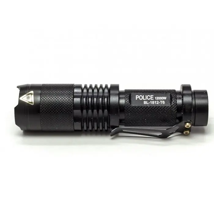 Тактичний ліхтар Bailong POLICE BL 1812 T6 50000W ліхтарик 1050 Lumen - фото 2