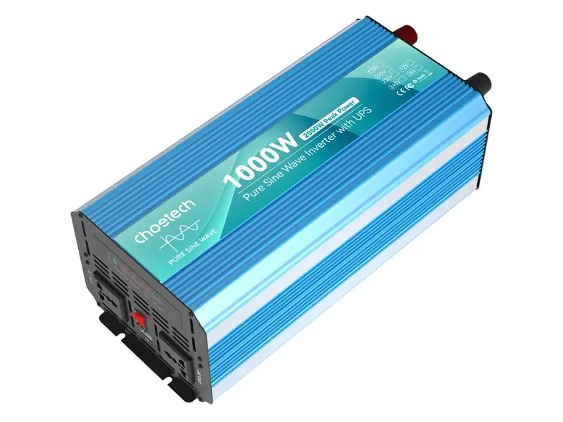Автомобільний інвертор Choetech 12\220V 1000Вт (INV-C1000WUPS-EU) - фото 4