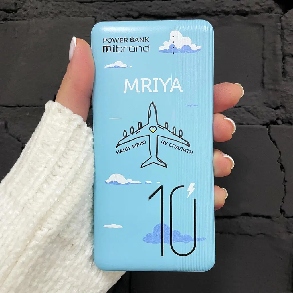 Портативна батарея Mibrand Mriya 10000mAh 20W Blue - фото 2