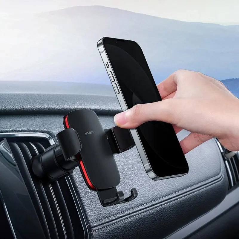 Автоутримувач Metal Age 2 Gravity Car Mount (Air Outlet Version) (SUJS00001) Black Baseus teh0029295 - фото 4