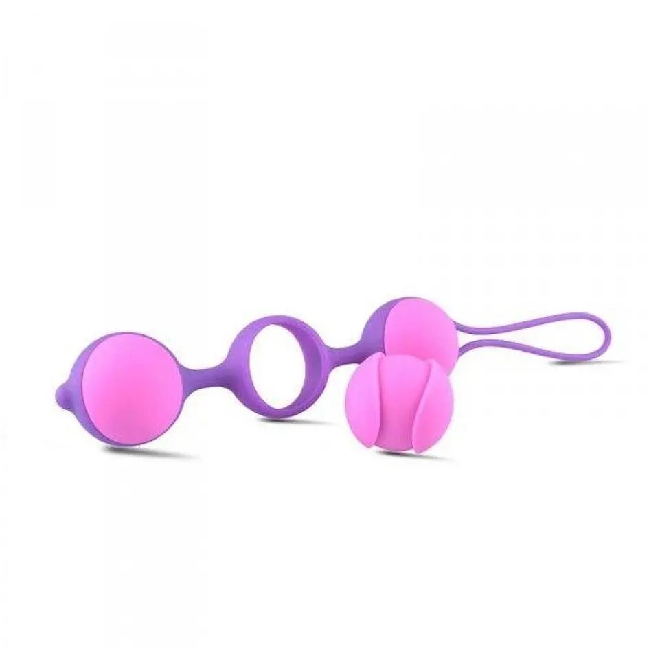 Вагінальні кульки Toyz4lovers Bi-Balls Triple, 21 см (фіолетовий) - фото 4