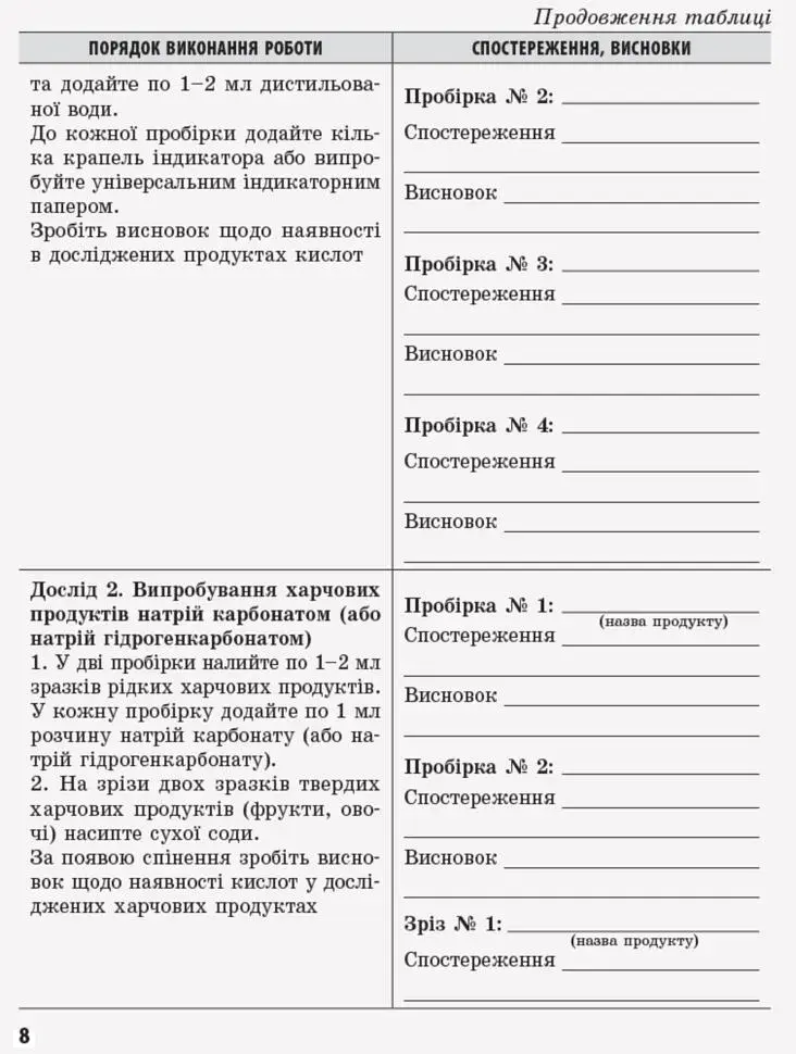 Хімія. 10 клас. Зошит для хімічних експериментів та розрахункових задач - фото 7