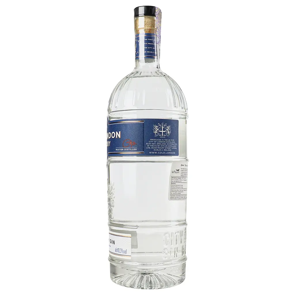 Джин City of London Distillery London Dry Gin, 40,3%, 0,7 л - фото 3