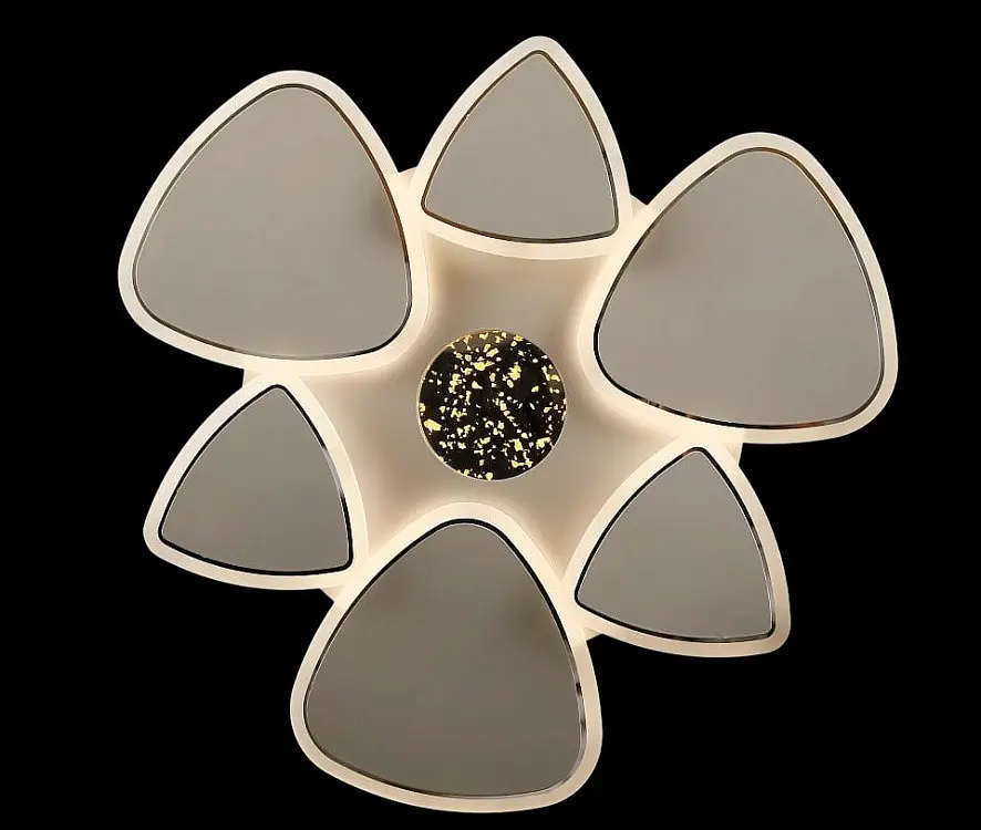 Люстра стельова LED Splendid Ray L2640/560/6+1, 112W, білий, сучасний стиль з пультом, димер - фото 5