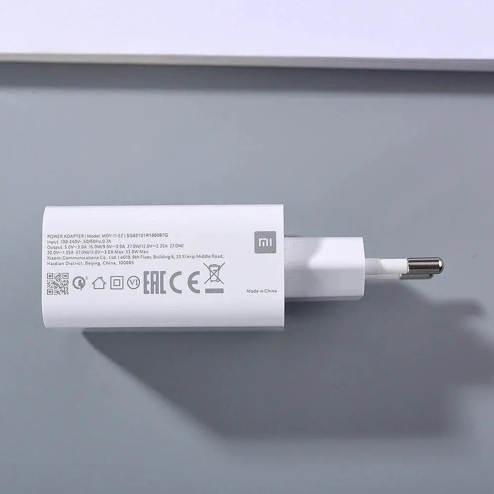 Сетевое зарядное устройство для Xiaomi33 W Charging Combo Type-A White + USB-C BHR6039EU - фото 5