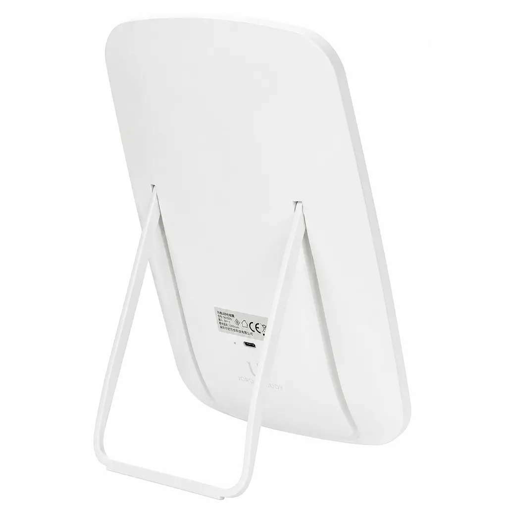 Дзеркало для макіяжу з LED підсвіткою Xiaomi Jordan-Judy Tri-color Makeup Mirror 9.5" (NV505) - фото 3