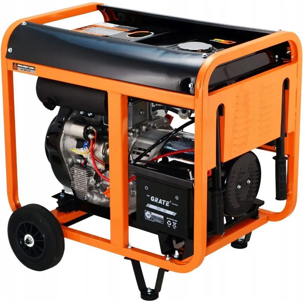 Генератор дизельний Black 230/400V 10HP 6500W (13618) [160477] - фото 5