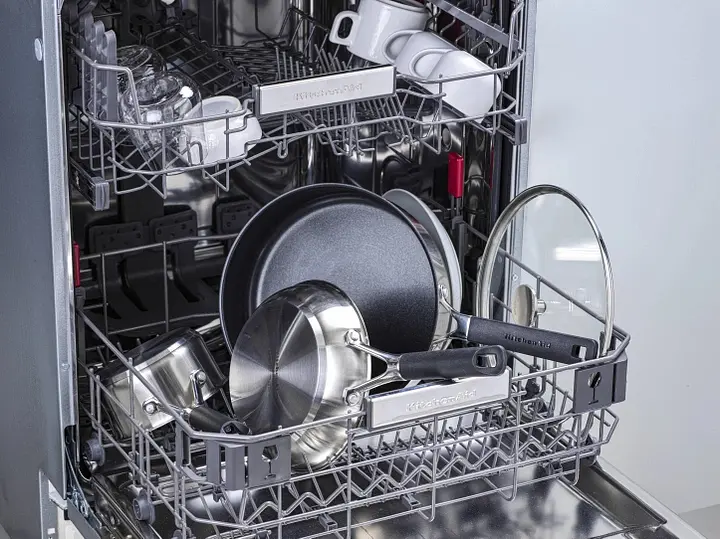 Набор сковородок KitchenAid CSS 24/28 см с керамическим покрытием 2 предмета (CC005707-001) - фото 8