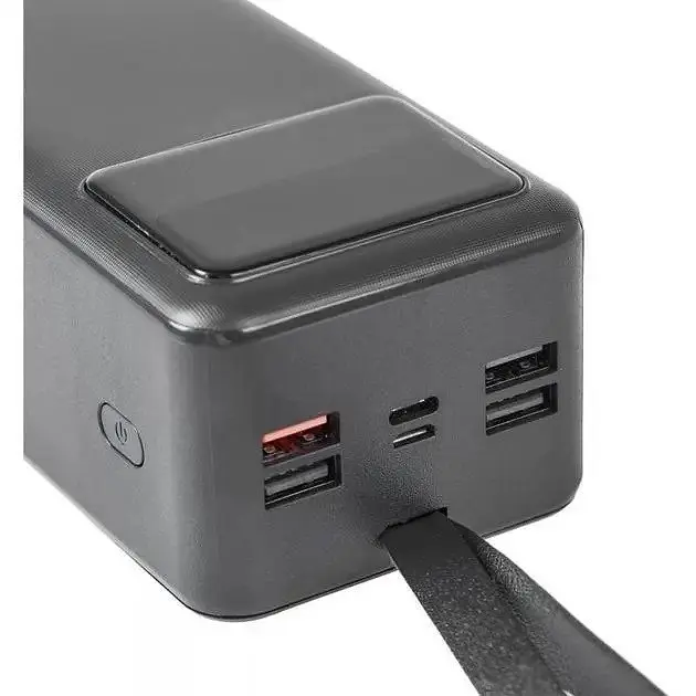 Power Bank 30000mAh зі наскрізною зарядкою портативна батарея для смартфона планшета роутера USB зовнішній акумулятор повербанк із швидкою зарядкою 22.5W ліхтариком та дисплеєм LENYES PX321D - фото 5