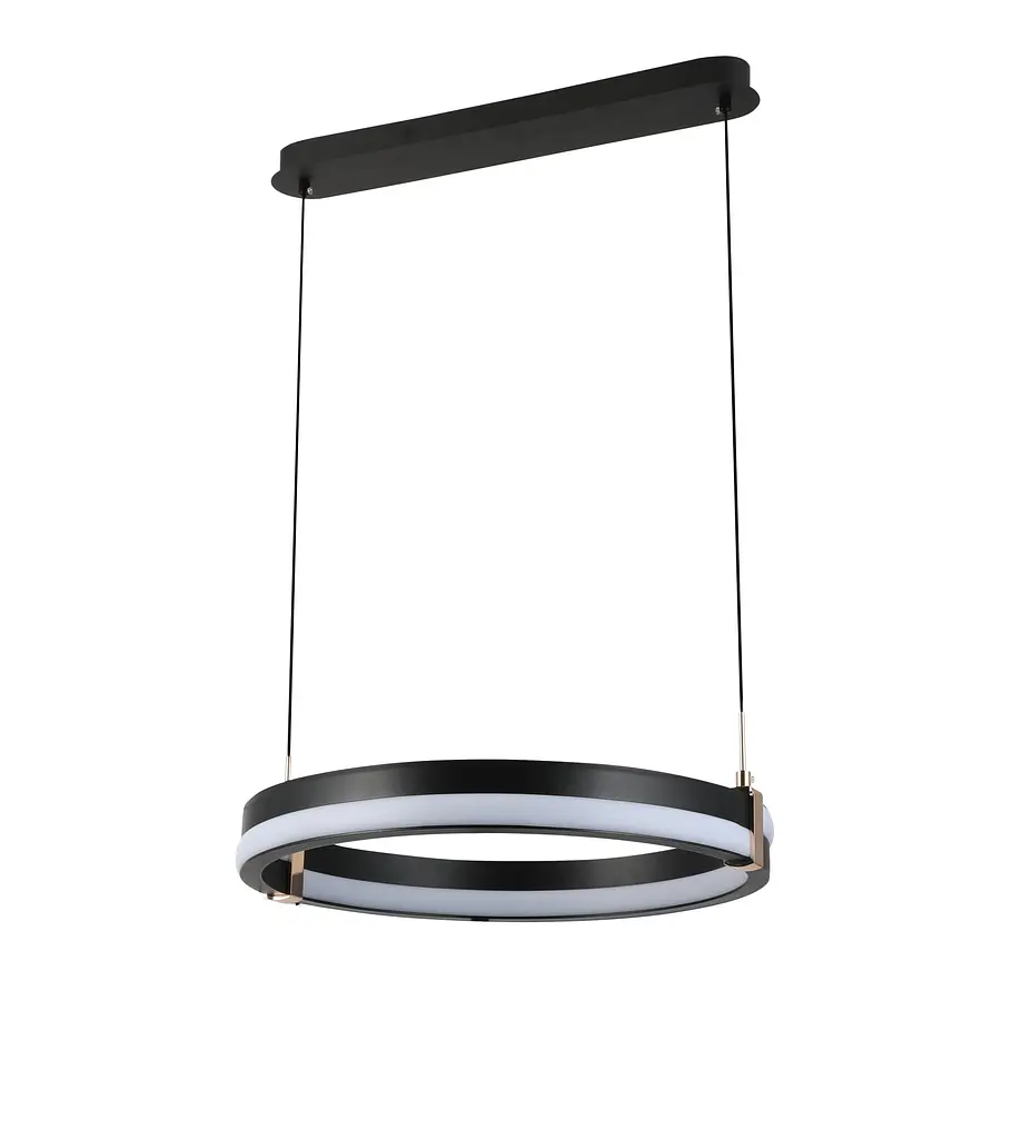 Подвесная LED-люстра G 2919/500D 108W Черный+Золото - фото 2