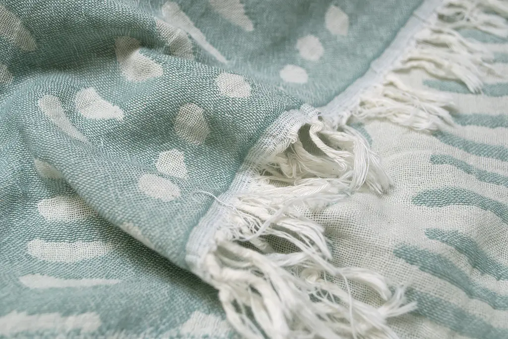 Покрывало Lotus Home - Malia yesil зеленый 190x225 - фото 5