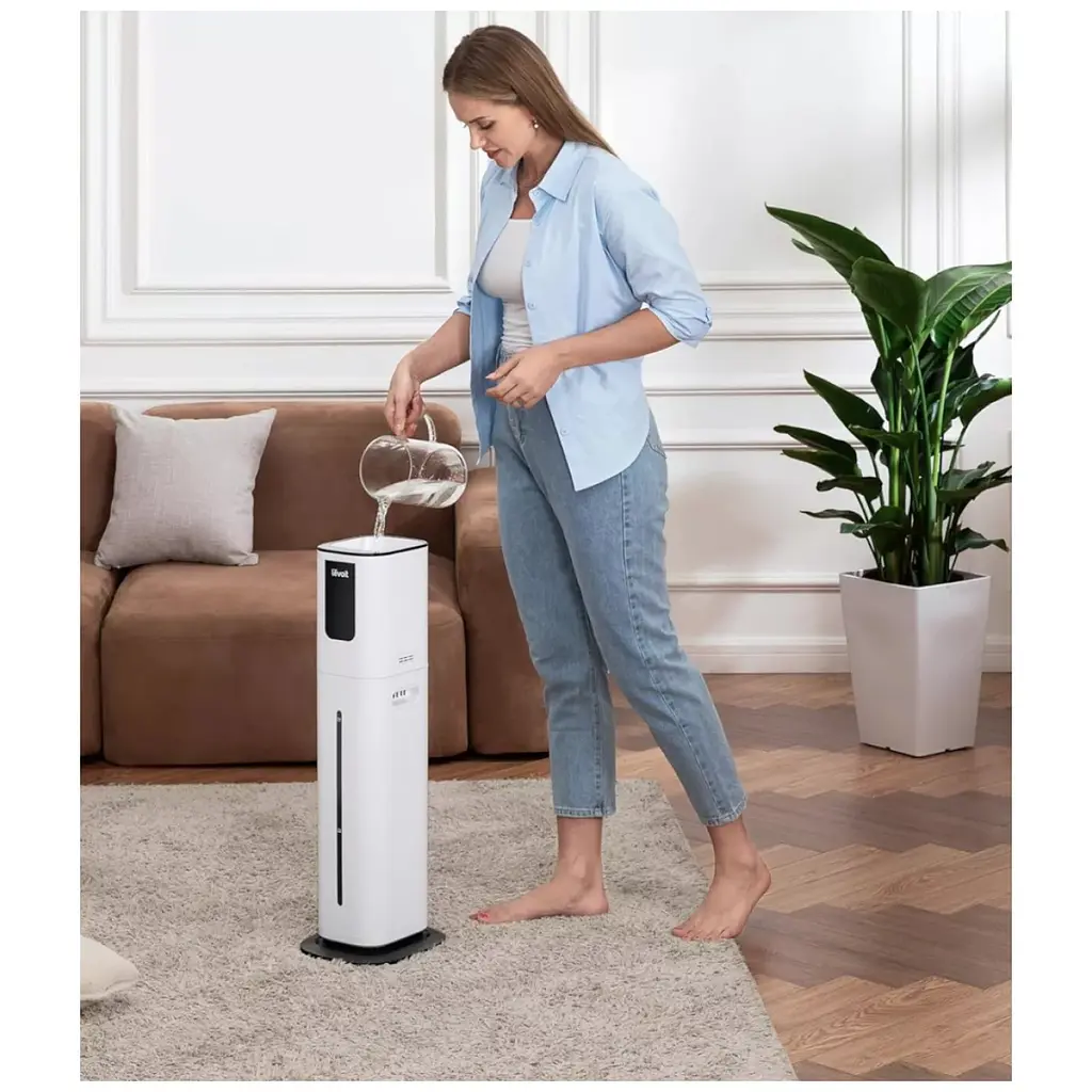 Зволожувач повітря Levoit OasisMist1000S Smart Ultrasonic Cool Mist Tower LUH-M10 білий (HEAPHULVSEU0082Y) - фото 9
