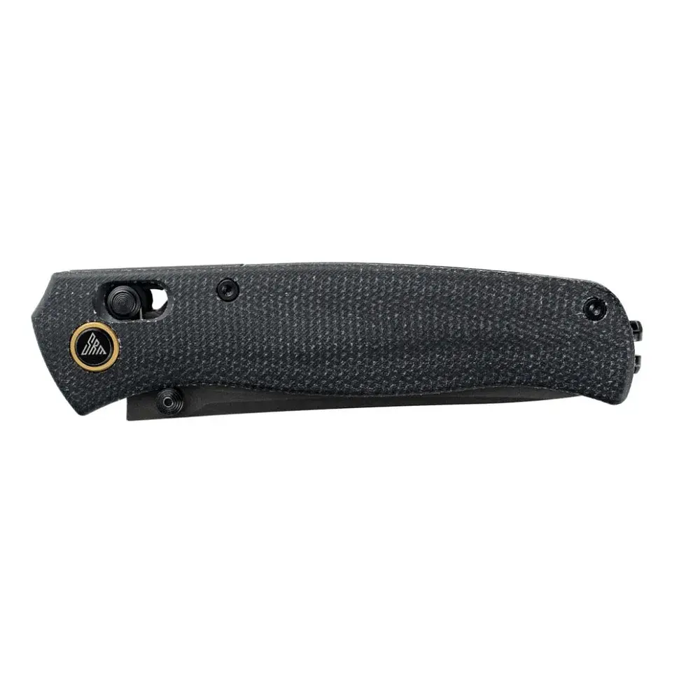 Ніж складаний туристичний SRM Medal 255L-MB3 82 мм 140Cr Micarta чорний - фото 8