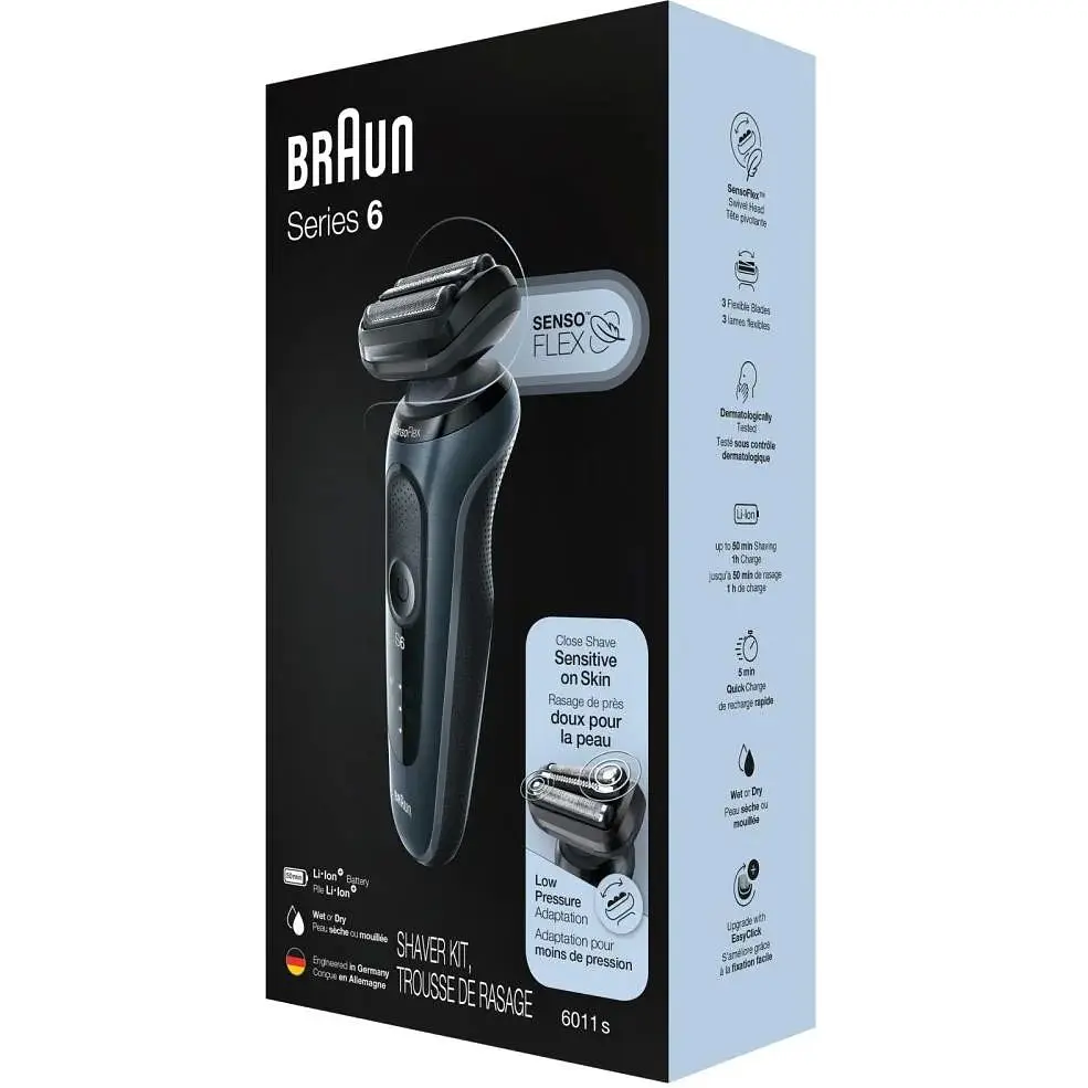Электробритва мужская Braun Series 6 61-N1000s - фото 2