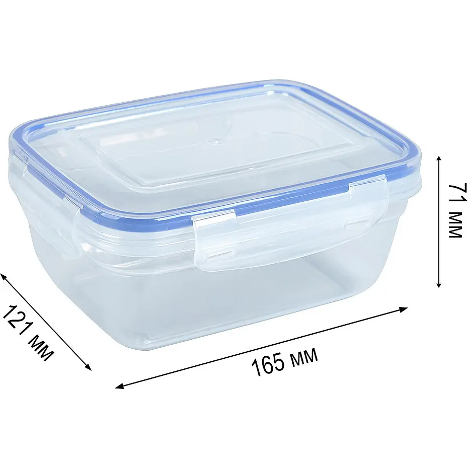 Герметичный прямоугольный контейнер Stars Plast 800 мл (94067) - фото 3