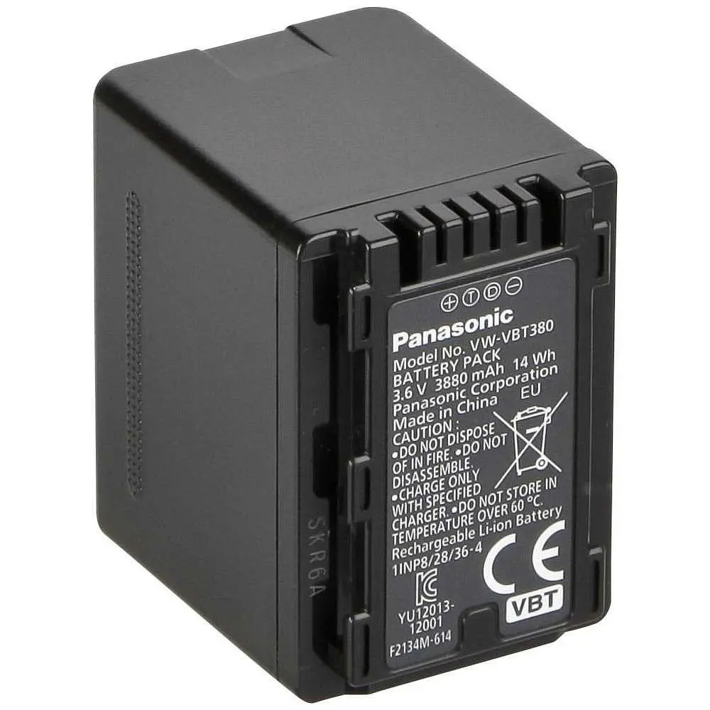 Акумулятор для відеокамер Panasonic VW-VBT380E-K - фото 2