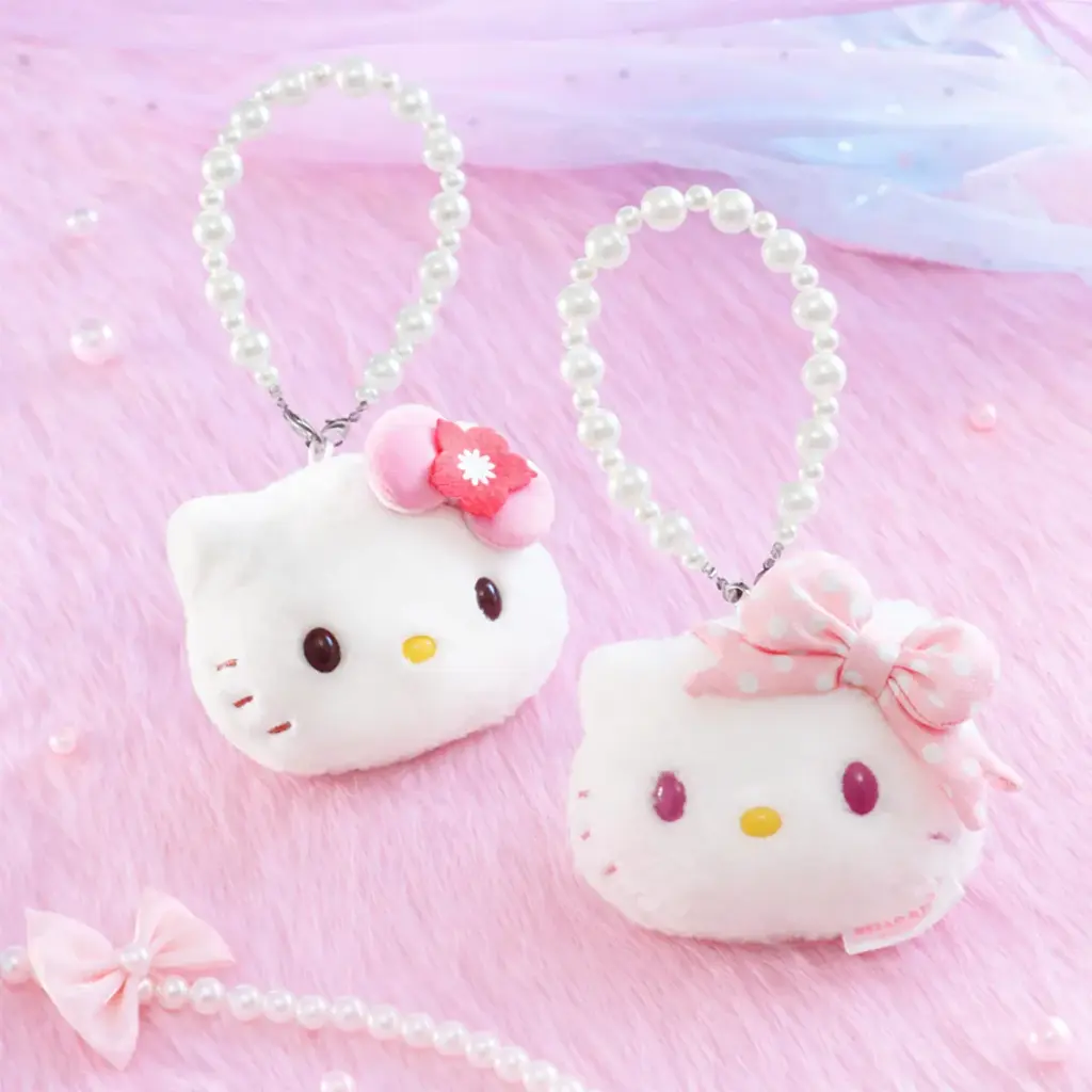 М’яка іграшка Pop Top Hello Kitty 9,8 х 6,9 х 7,8 см Поліестер Зірковий стиль - фото 6