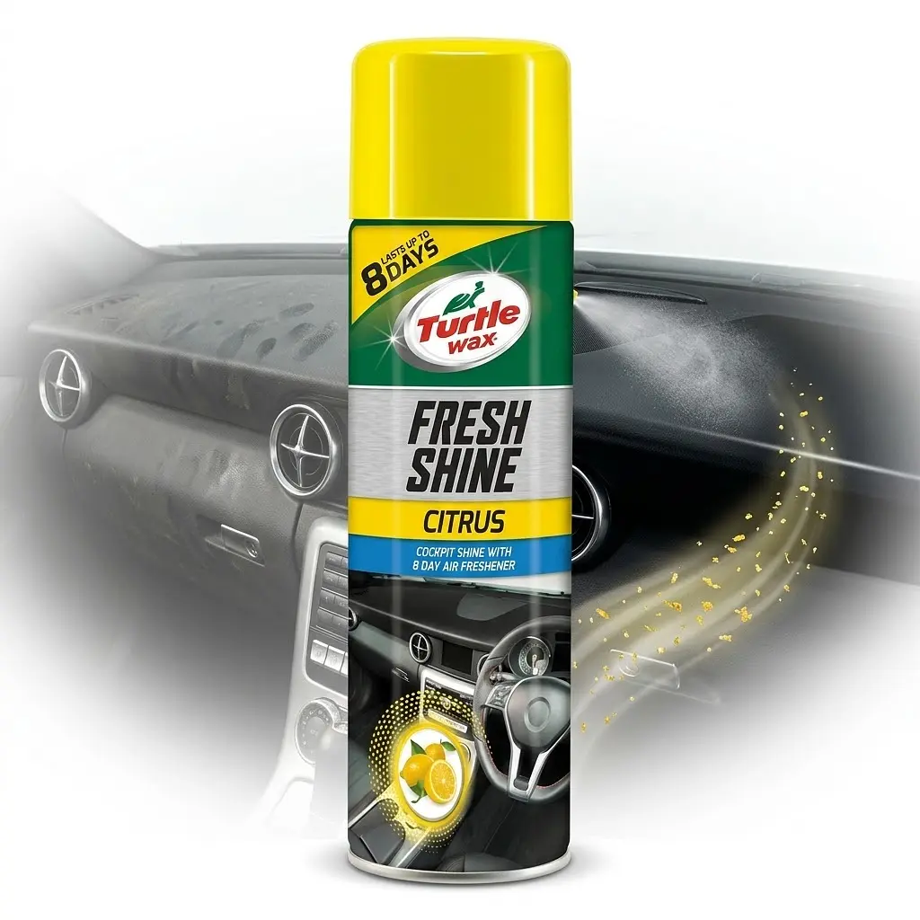 Поліроль торпеди спрей Turtle Wax Лимон 500 мл (53006)