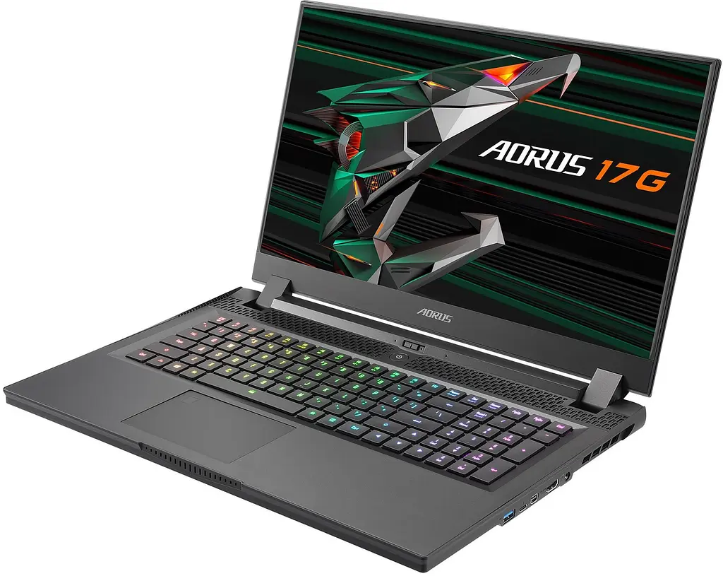 Ноутбук AORUS 17.3 FHD 300Hz/Intel i7-11800H/16/512GB/NVD3060P-6/DOS (AORUS_17G_KD-72RU325SD) - фото 2