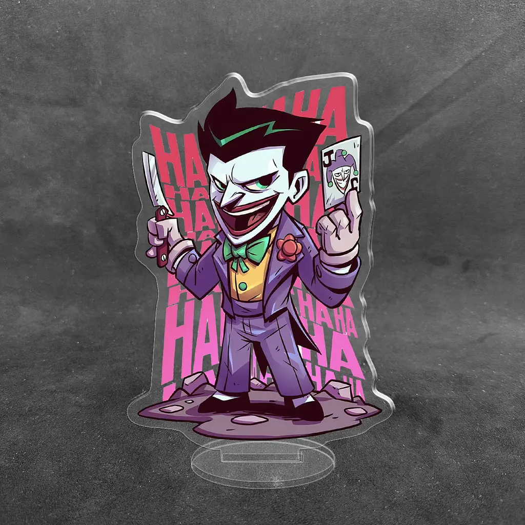 Акрилова колекційна фігурка Чібі Chibi Джокер 10 cм - фото 2