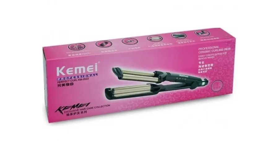 Потрійна плойка Kemei Km-2022 - фото 2
