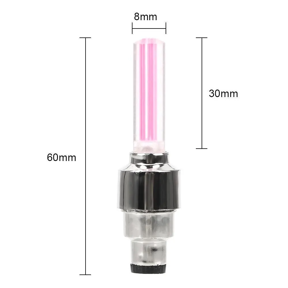 Ковпачки, що світяться, для ніпеля на колеса Fireflys (Рожеві) світлодіодна підсвітка (ковпачки) 2 шт./пач./пач. (ST) - фото 3