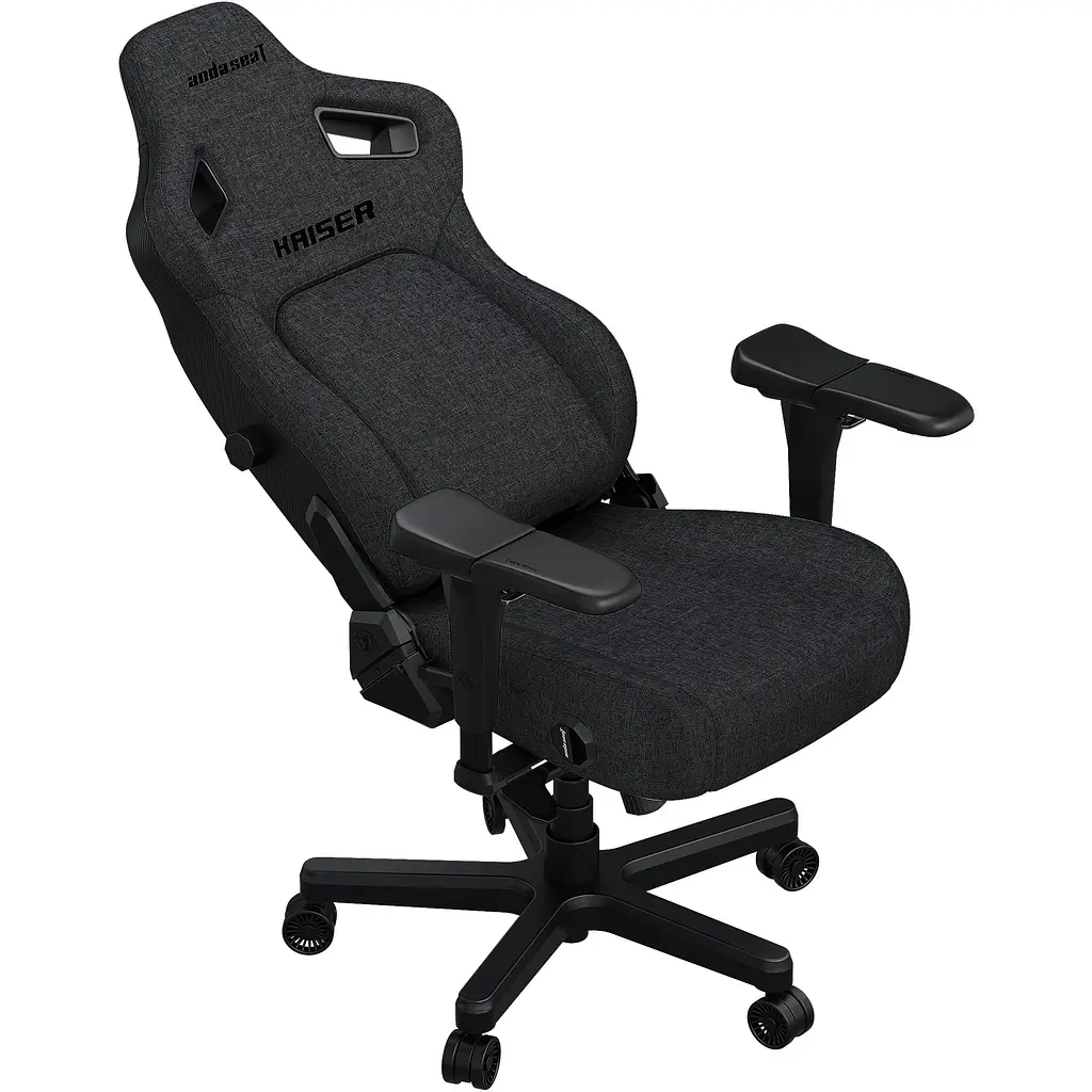 Крісло ігрове Anda Seat Kaiser 4 Dark Grey Fabric Size XL (AD12YDDC-XLL-20-GB-CF) - фото 7