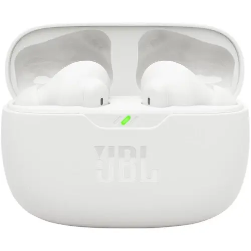 Навушники JBL Wave Beam 2, White, Bluetooth, мікрофон, чохол з функцією зарядки, ємність акумулятора навушника 50 мА·год, технологія "JBL Deep Bass Sound" (JBLWBEAM2WHT) - фото 2