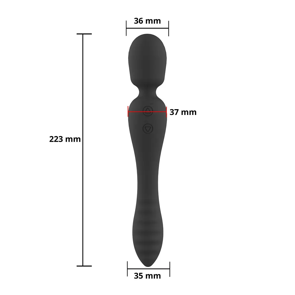 Вібратор Erospace Sweet Play Wand Vibrator 2in1 A8 62050070-0008 104547 - фото 9