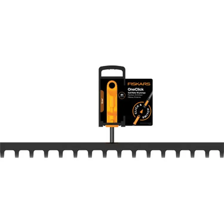 Граблі Fiskars OneClick садові 16 зубців насадка (1080678)