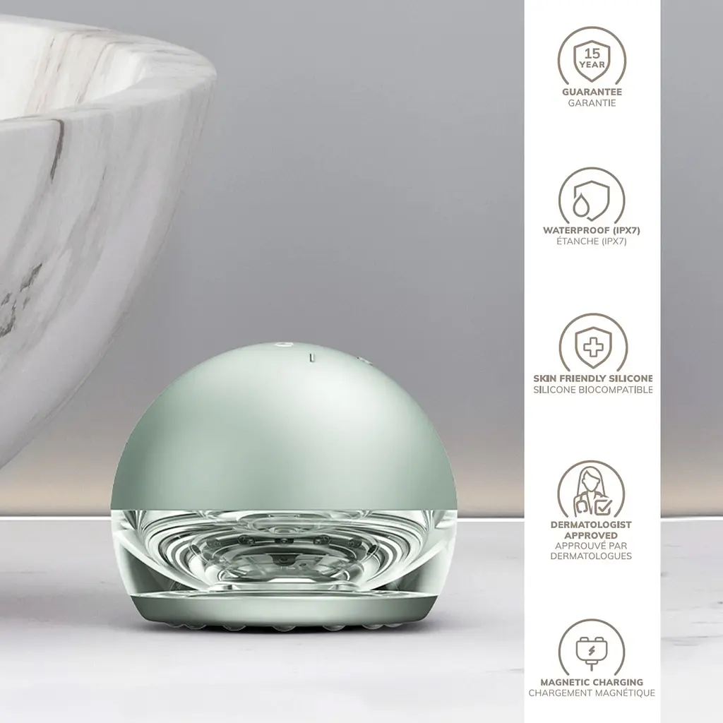 Масажер для обличчя GESKE Anti-aging Skin Tightener 6в1 Green (HB0420) [176859] - фото 6