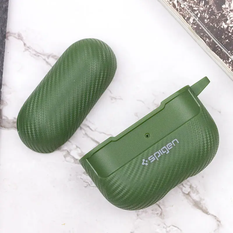 Футляр SGP Shockproof для наушников Airpods Pro Pine green - фото 4
