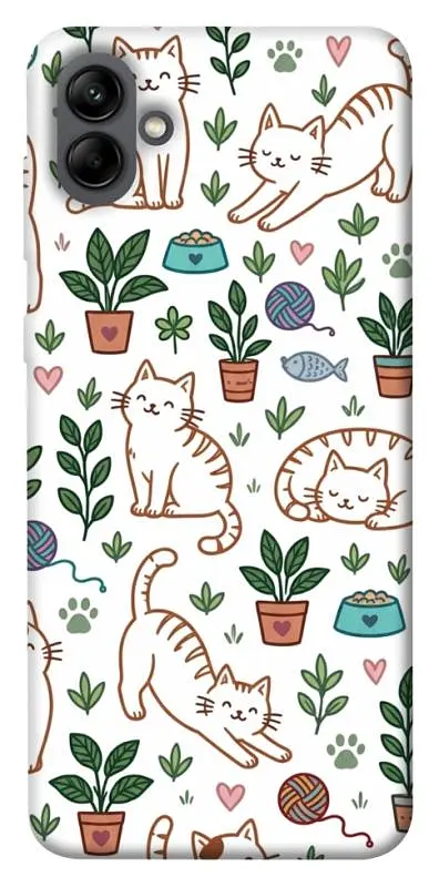 TPU чохол Demsky Cats pattern для Samsung Galaxy A04