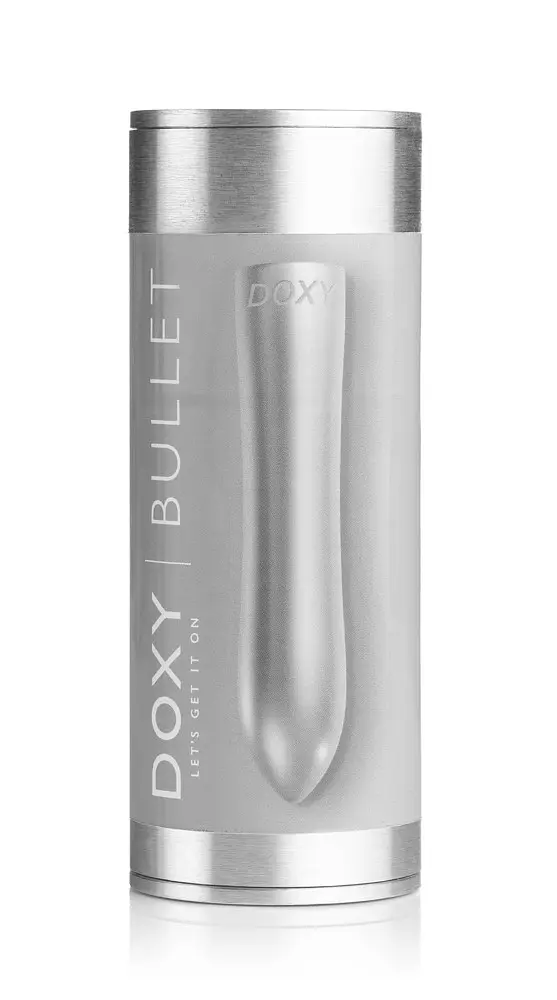 Вібратор Doxy Bullet 12 см сріблястий - фото 4
