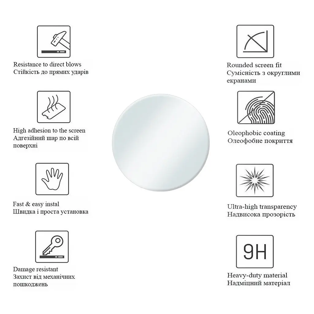 Плівка захисна Drobak Hydrogel Huawei Watch GT3 42 mm (2 шт) (323221) - фото 3