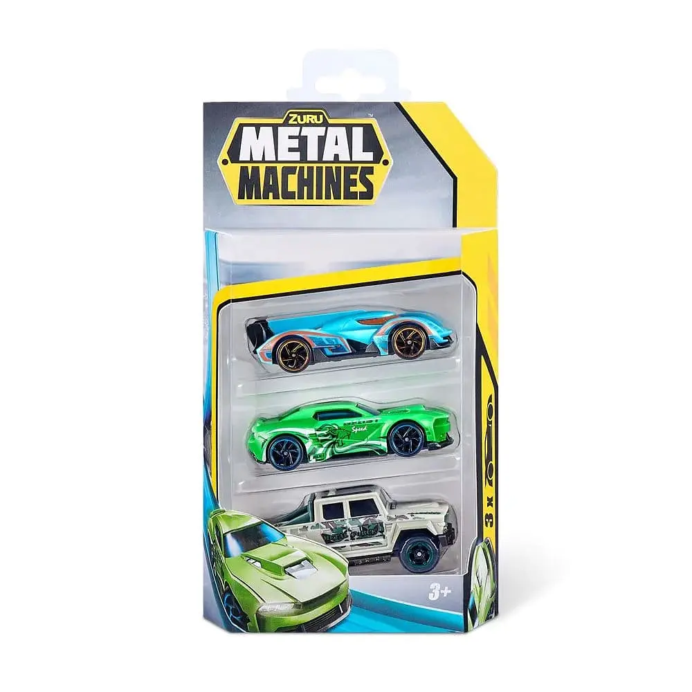 Машинки Zuru Metal Machines Car в ассортименте 3 шт. (6715) - фото 2