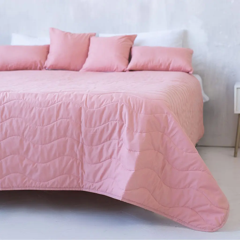 Декоративное покрывало Sonex Capri 220х240 см коралловое с белым (SO102403) - фото 8