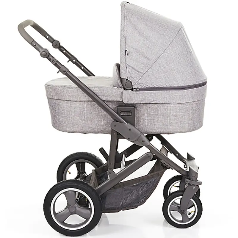 Универсальная коляска 2 в 1 ABC Design Catania 4 Air Woven Grey серая (61412/812) - фото 2
