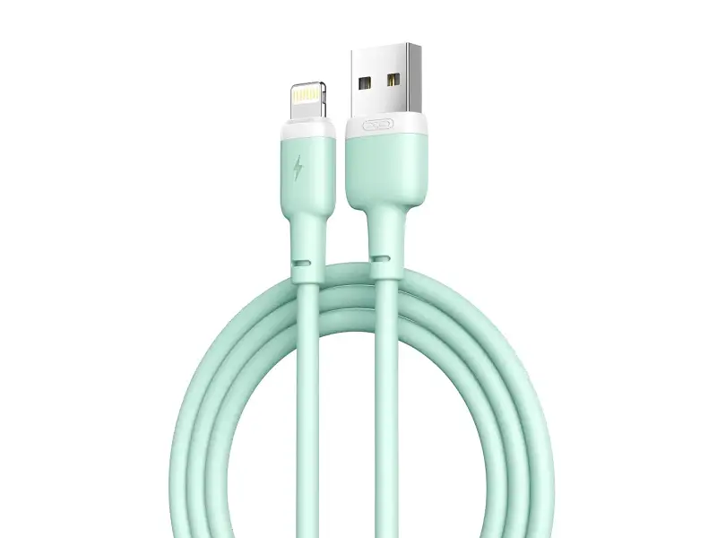 Кабель XO Type-C NB208 Liquid Silicone 2.1A/1m Green