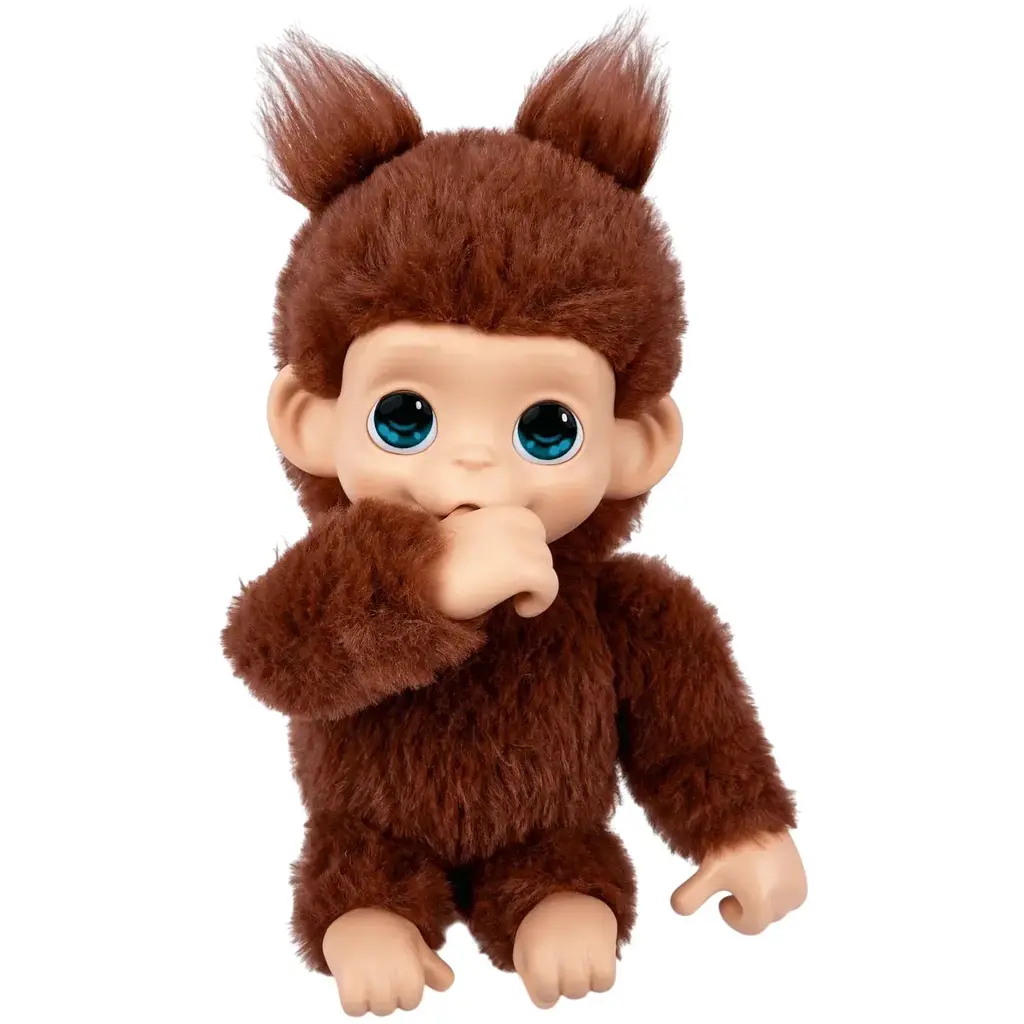 Интерактивная игрушка Moose Little Live Pets Обезьянка Чики Черри коричневая (26765) - фото 5