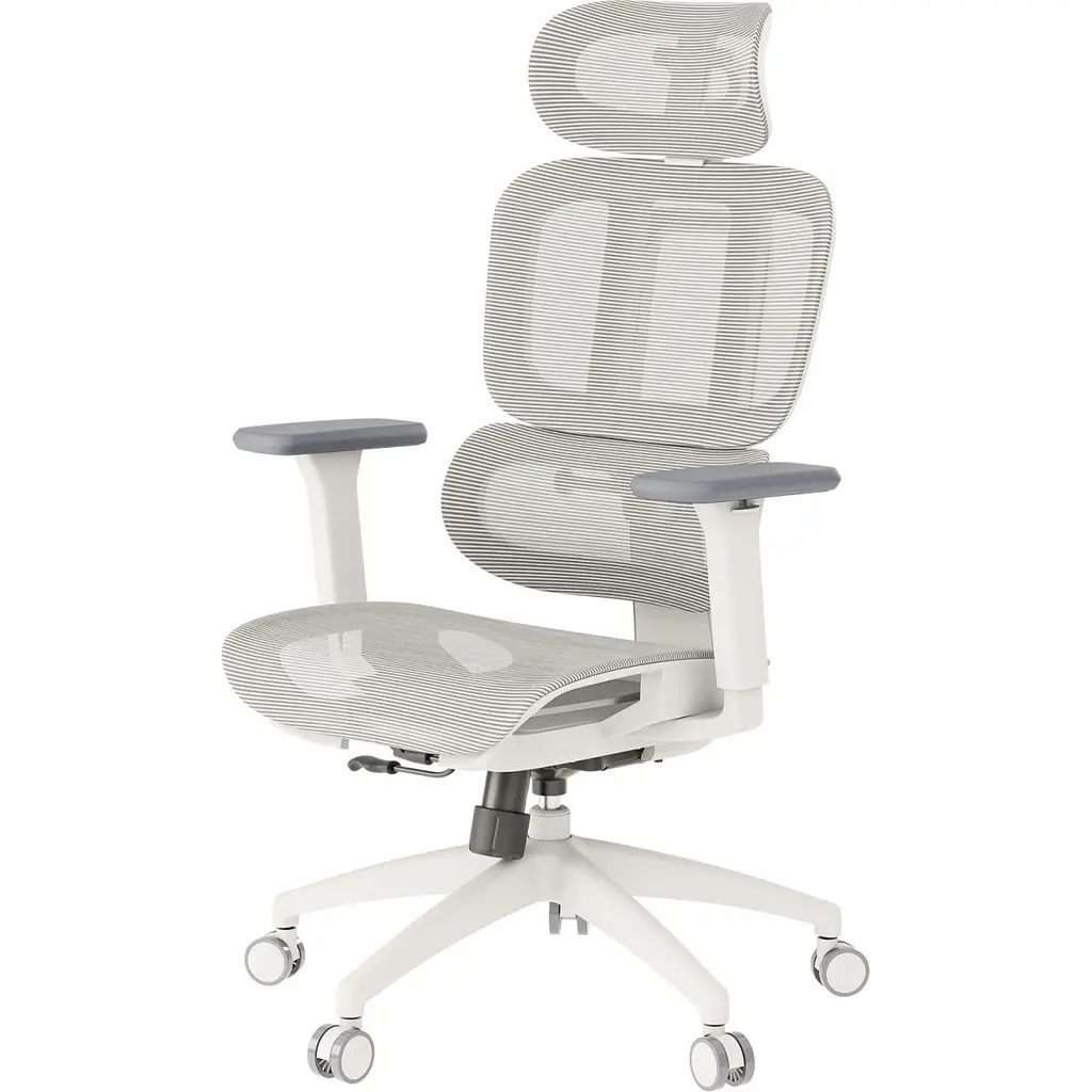 Офісне крісло OfficePro Skyline OC680-W-LG-LG White/Light Gray [175039] - фото 3