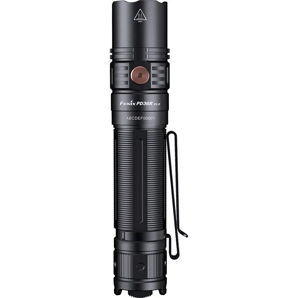Ручной тактический фонарик Fenix PD36R V2.0 1700лм Type-C (Черный) - фото 2