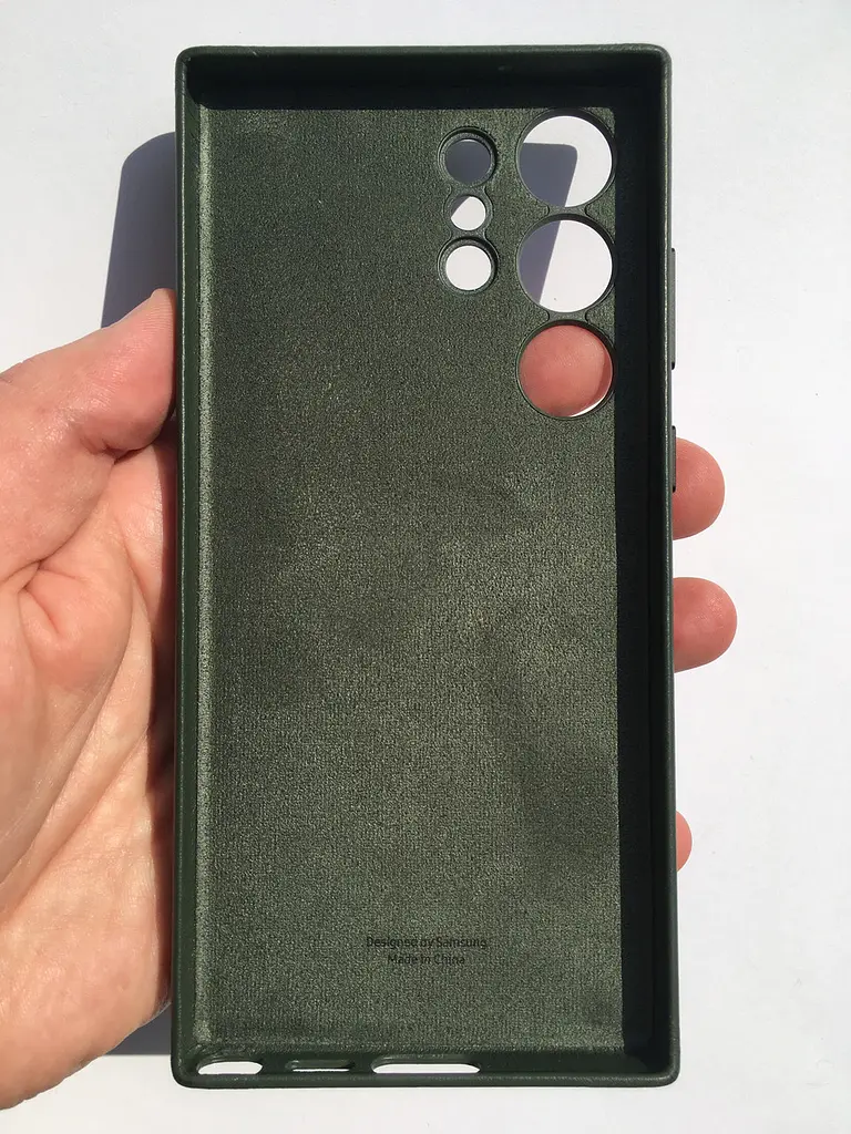 Оригінальний шкіряний чохол Leather Case для Samsung Galaxy S23 Ultra (S918) Green EF-VS918LGEGRU - фото 5