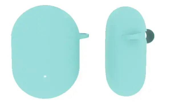 Чохол-накладка DK Silicone Candy Friendly з карабіном для Google Pixel Buds A (011407) (mint green) - фото 2
