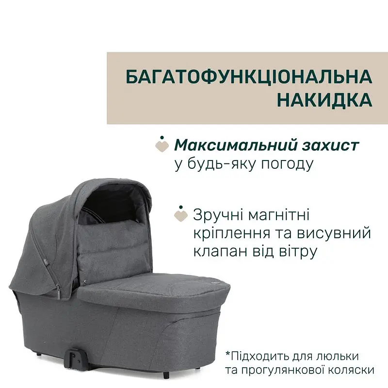 Коляска 2 в 1 Chicco Bellagio 2 сіра (87183.45.01) - фото 4
