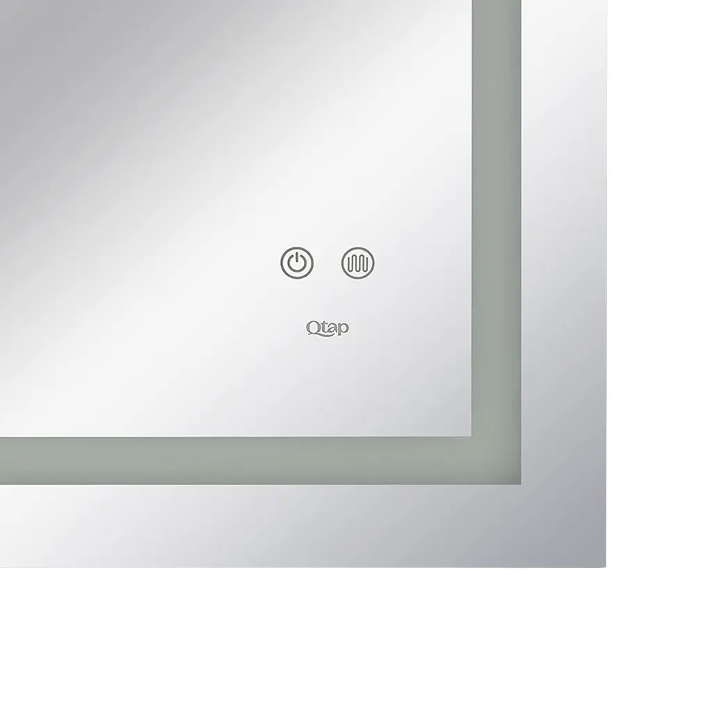 Дзеркало Qtap Mideya 800x700 з LED-підсвічуванням Touch, з антизапотіванням, з диммером яскравості Reverse QT2078NCF8070W - фото 5