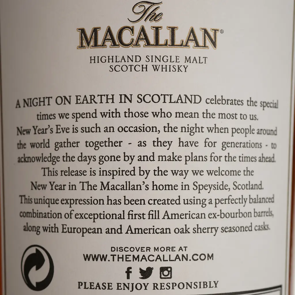 Віскі The Macallan A Night On Earth Highland Single Malt Scotch Whisky 43% 0.7 л - фото 5
