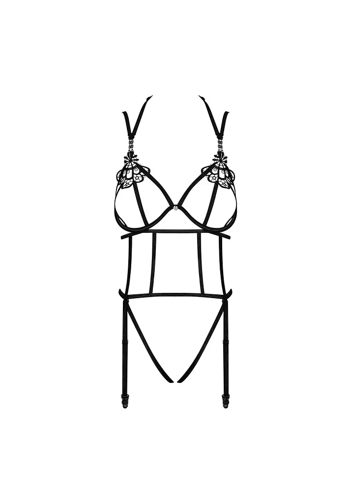Боді Obsessive Badossa L/XL чорний - фото 5