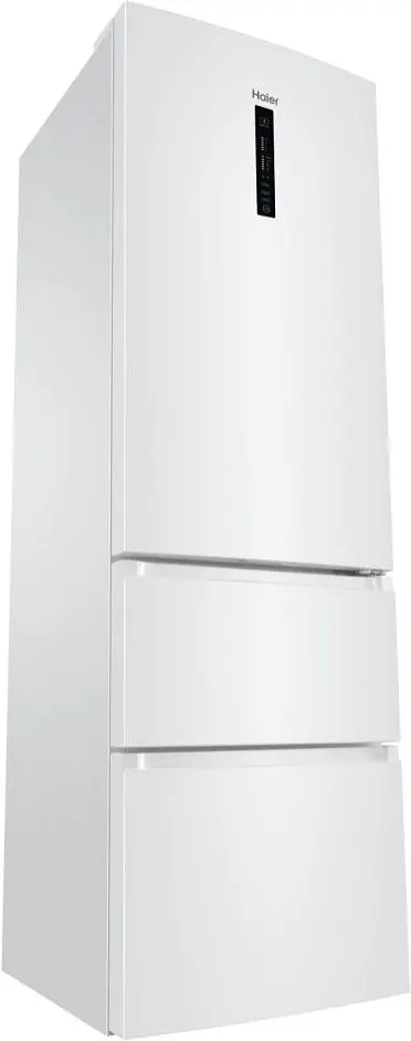 Холодильник многодверный Haier 190.5x59.5х65.7 холодильное отделение 233 л морозильное отделение 97 л 3дв. А++ NF дисплей нулевая зона белый (HTR3619ENPW) - фото 4